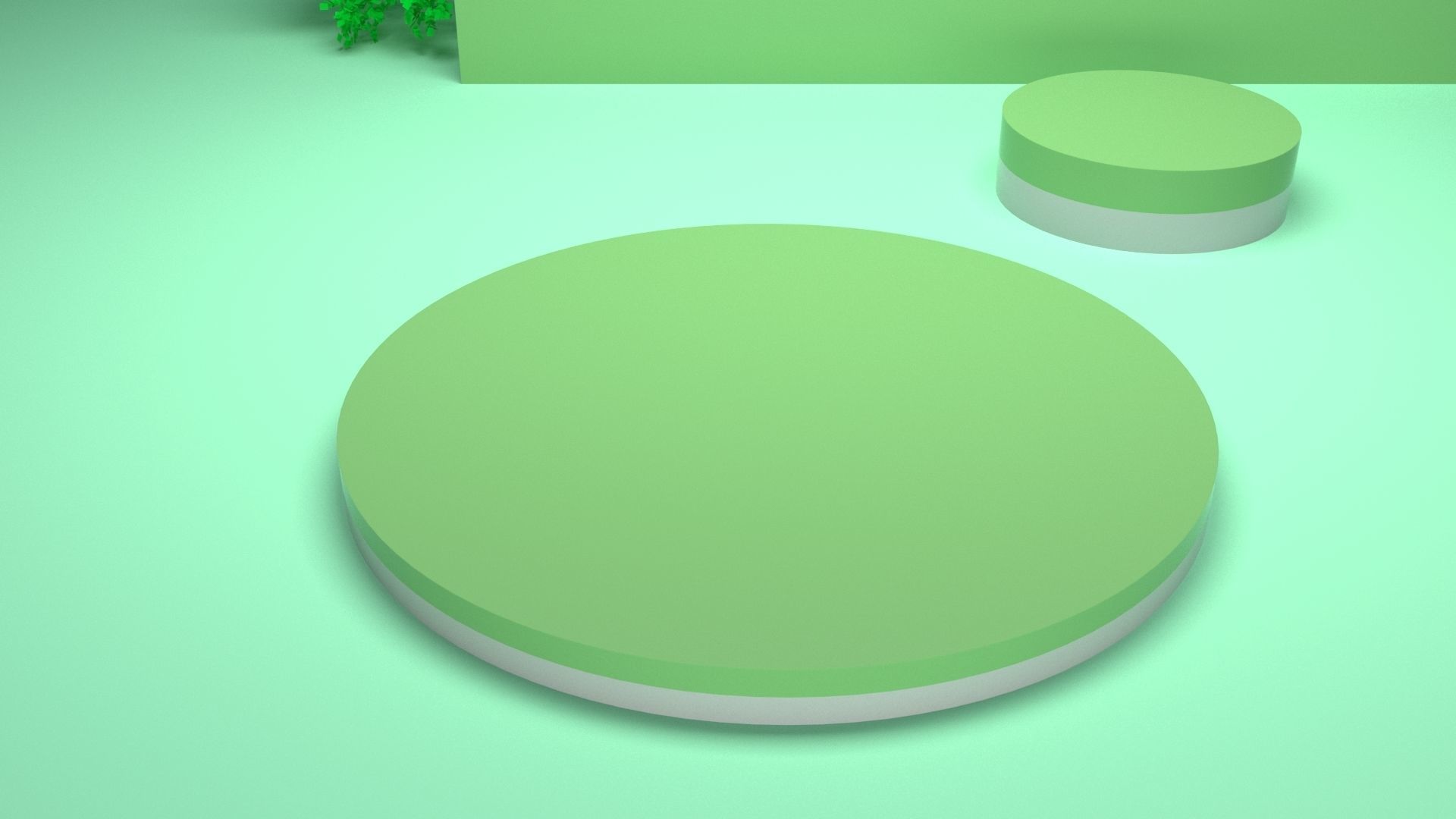 Minimalist product stand 3D model_1