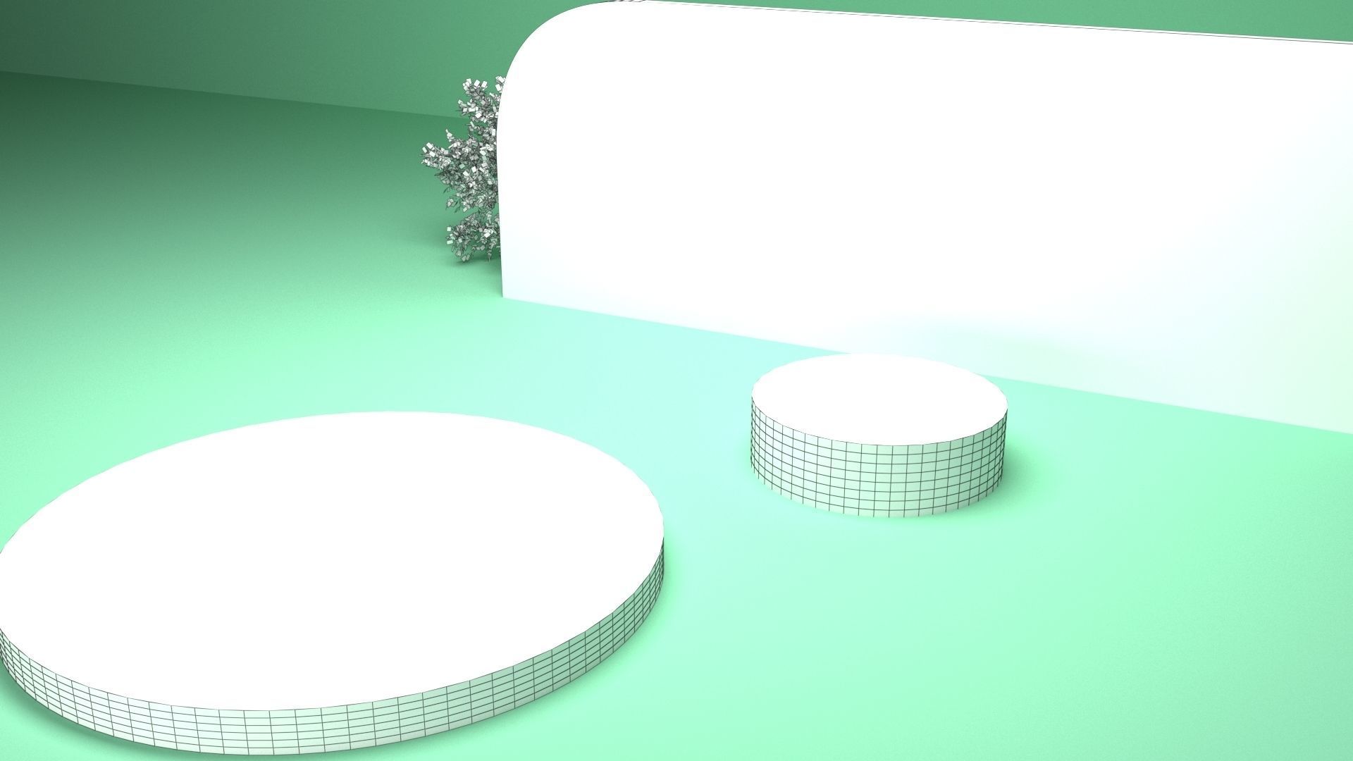 Minimalist product stand 3D model_10