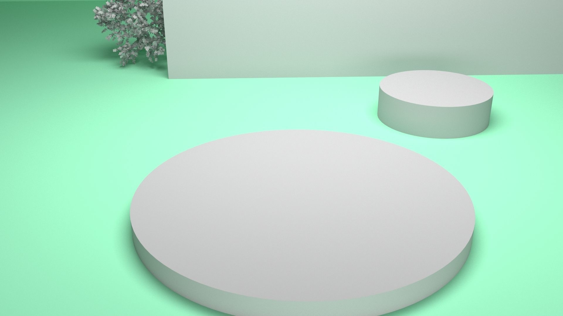 Minimalist product stand 3D model_8