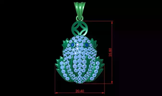 TOAD pendant and Necklace