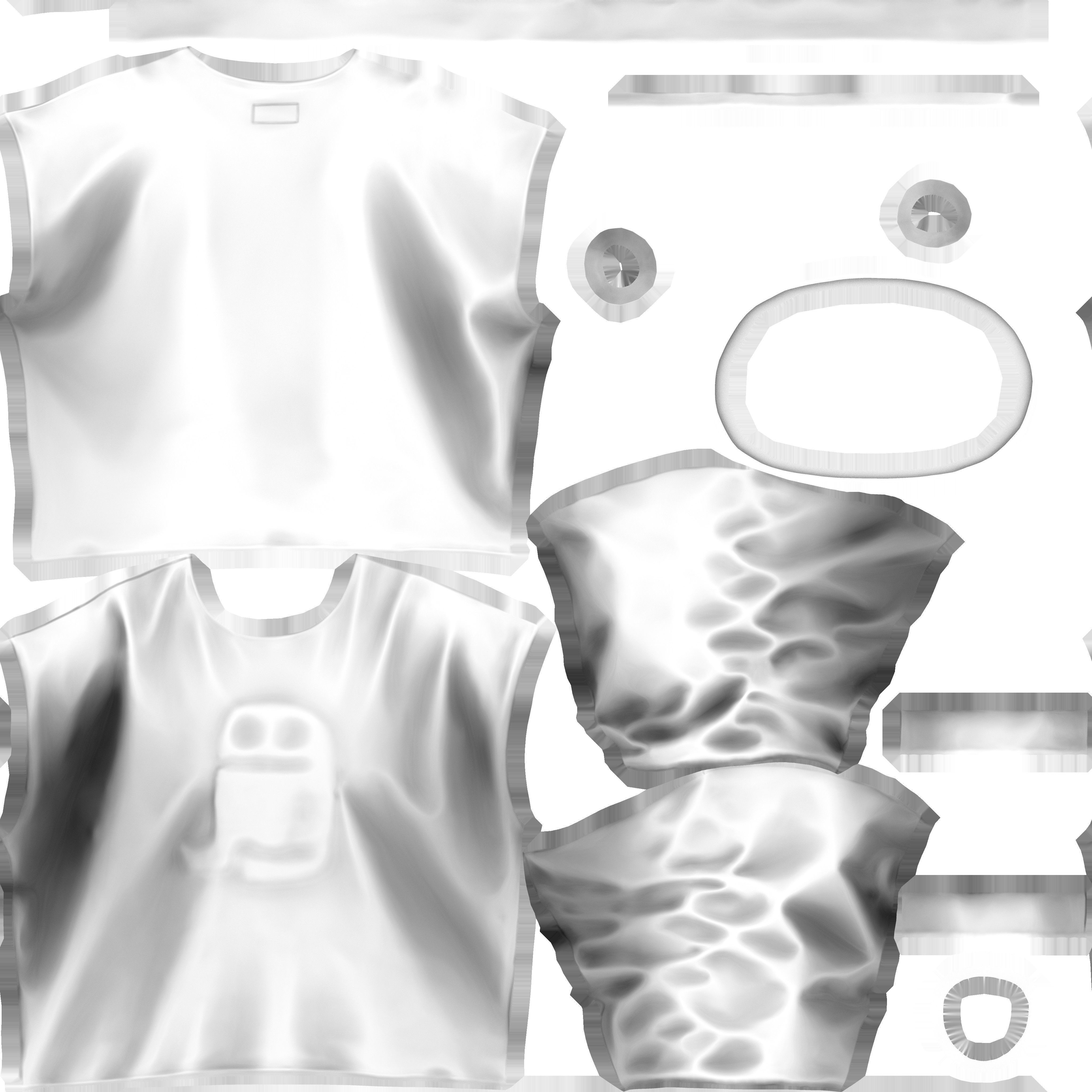 Game Ready Blue Monster Sweatshirts Low-poly 3D model_15