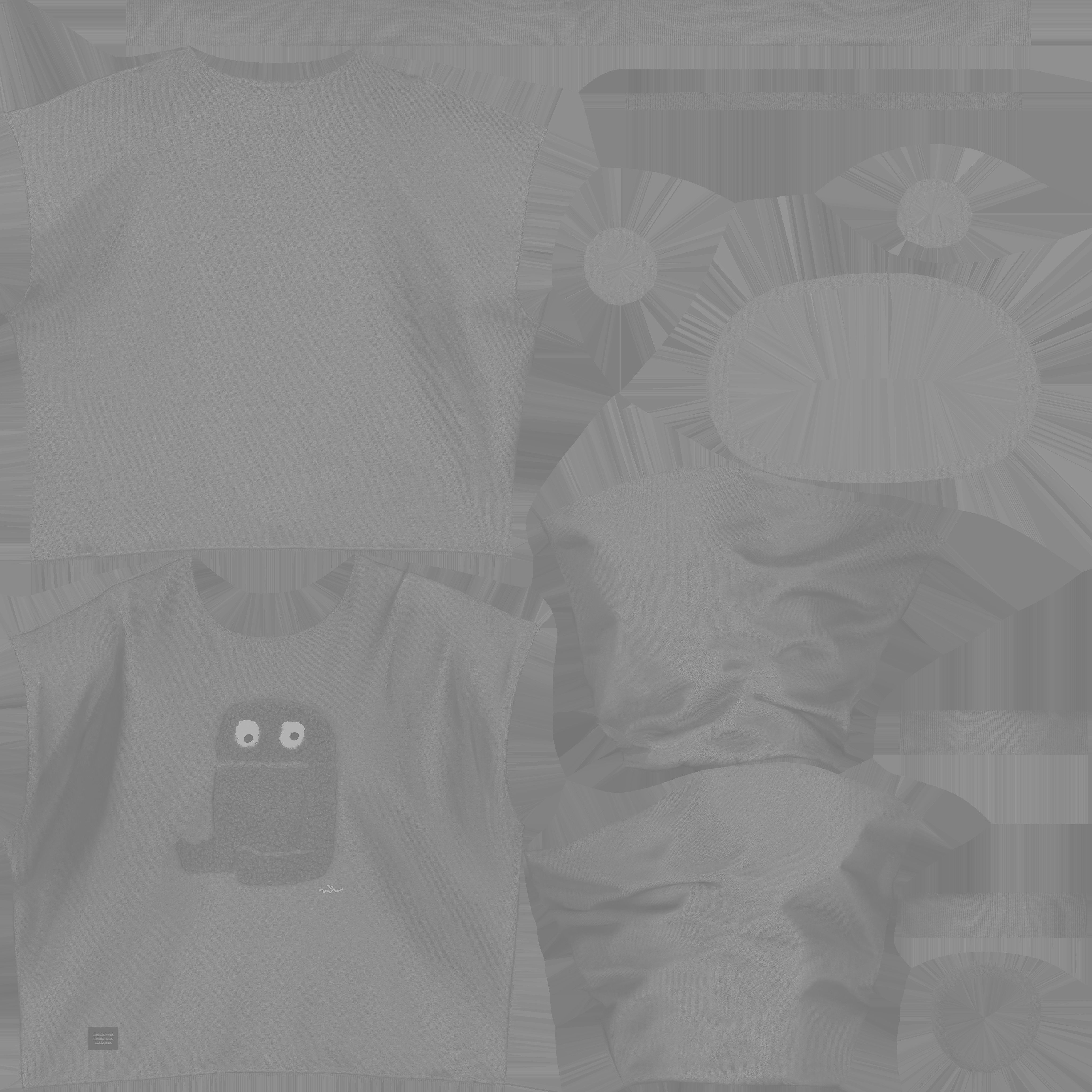 Game Ready Blue Monster Sweatshirts Low-poly 3D model_14