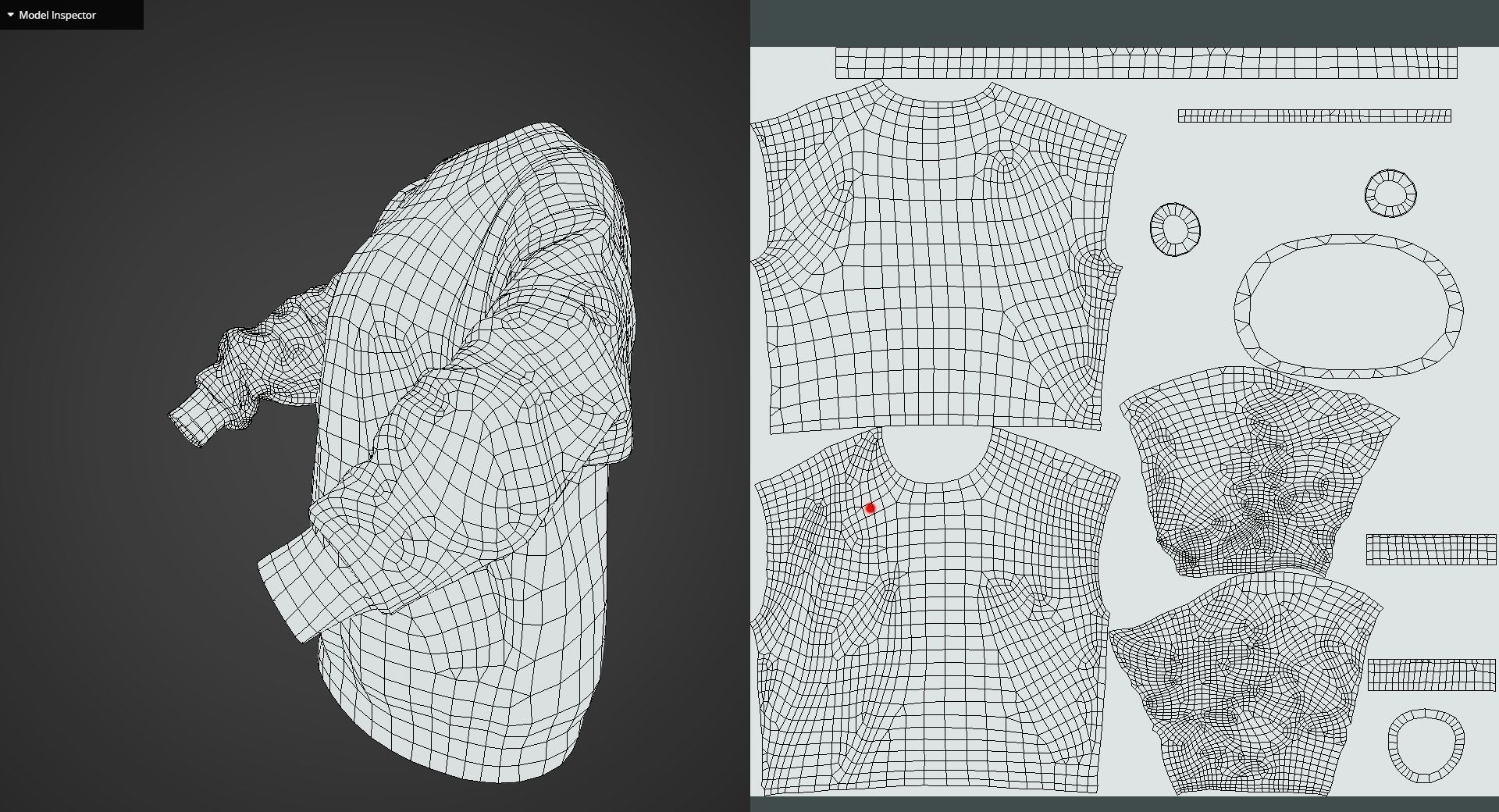 Game Ready Blue Monster Sweatshirts Low-poly 3D model_13