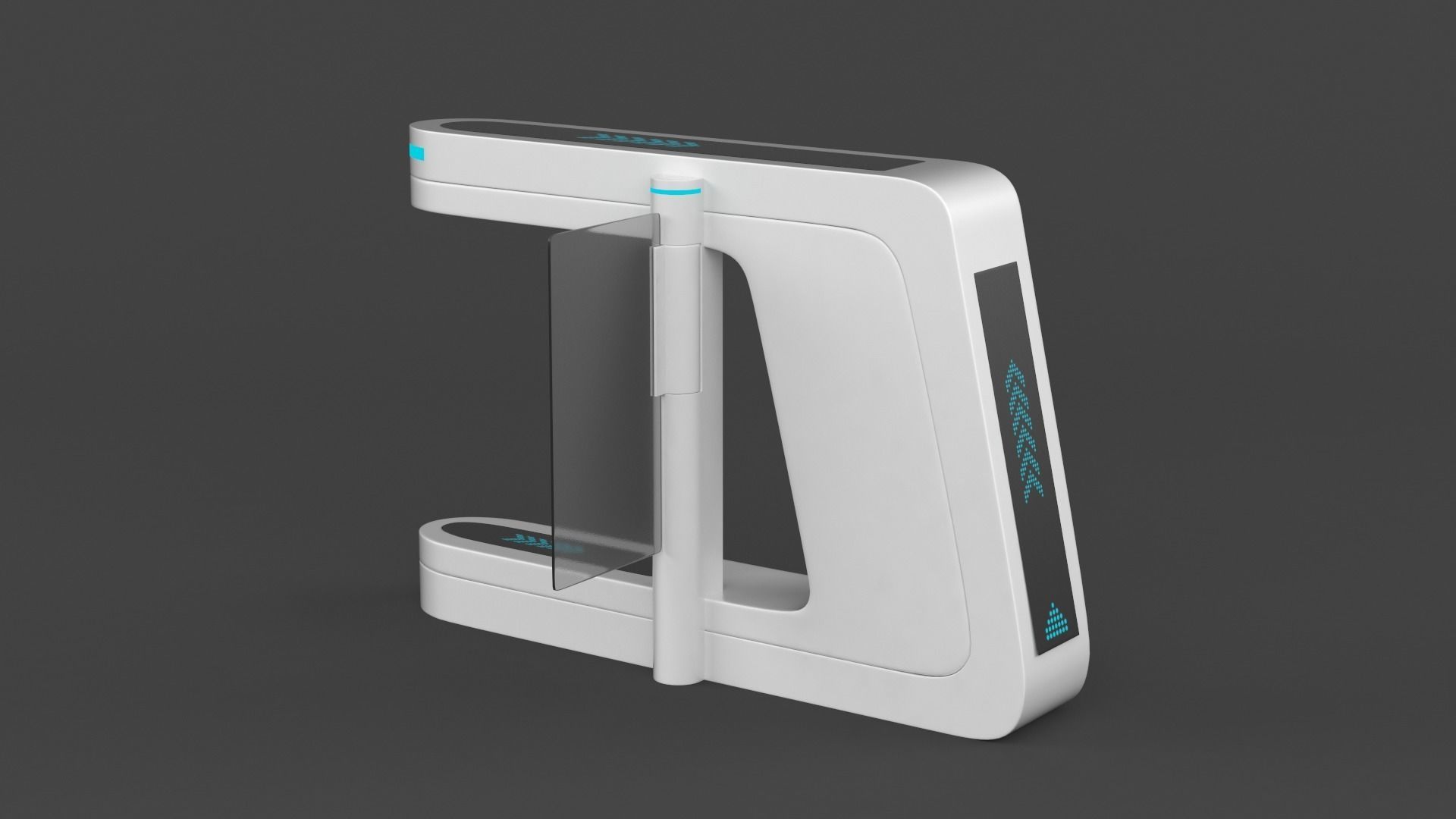 Turnstile Gate 3D model_2