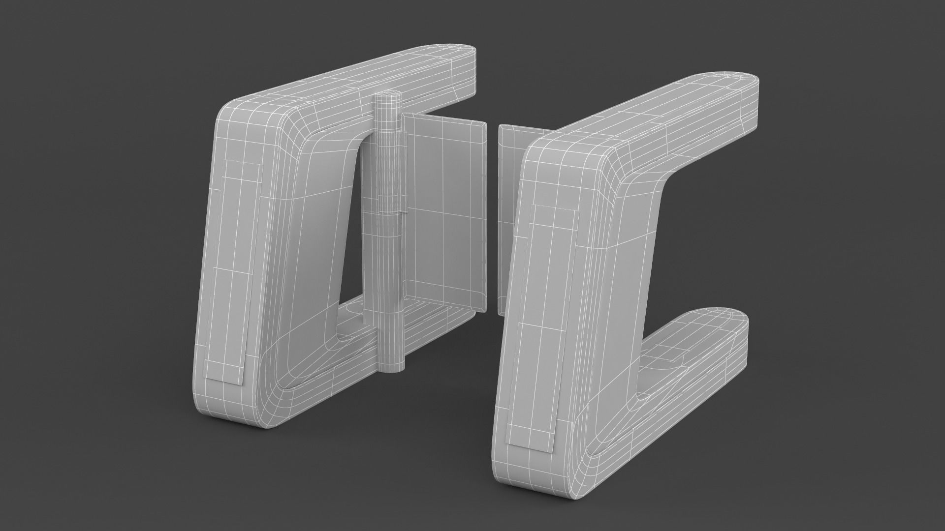 Turnstile Gate 3D model_6