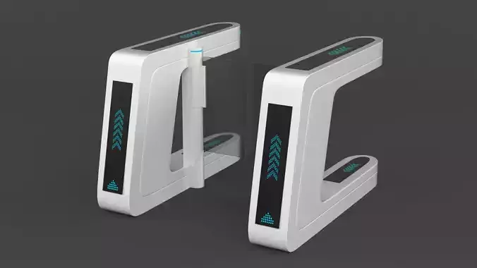 Turnstile Gate 3D model