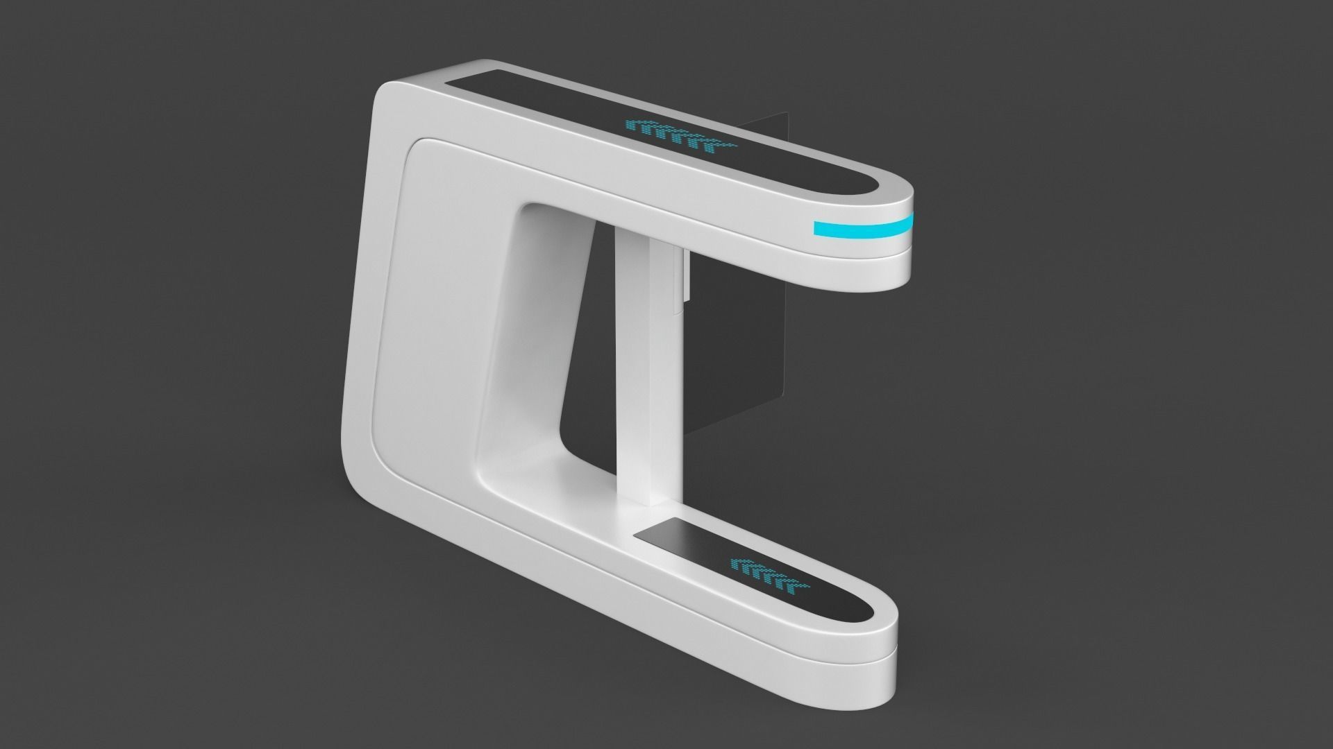 Turnstile Gate 3D model_4