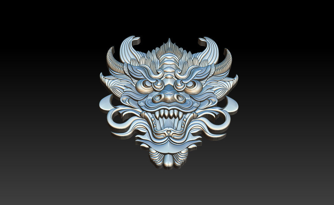 3D Roaring Tiger Sculpture Stylized model 3D print model_10
