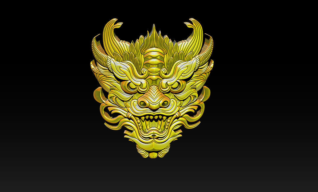 3D Roaring Tiger Sculpture Stylized model 3D print model_12