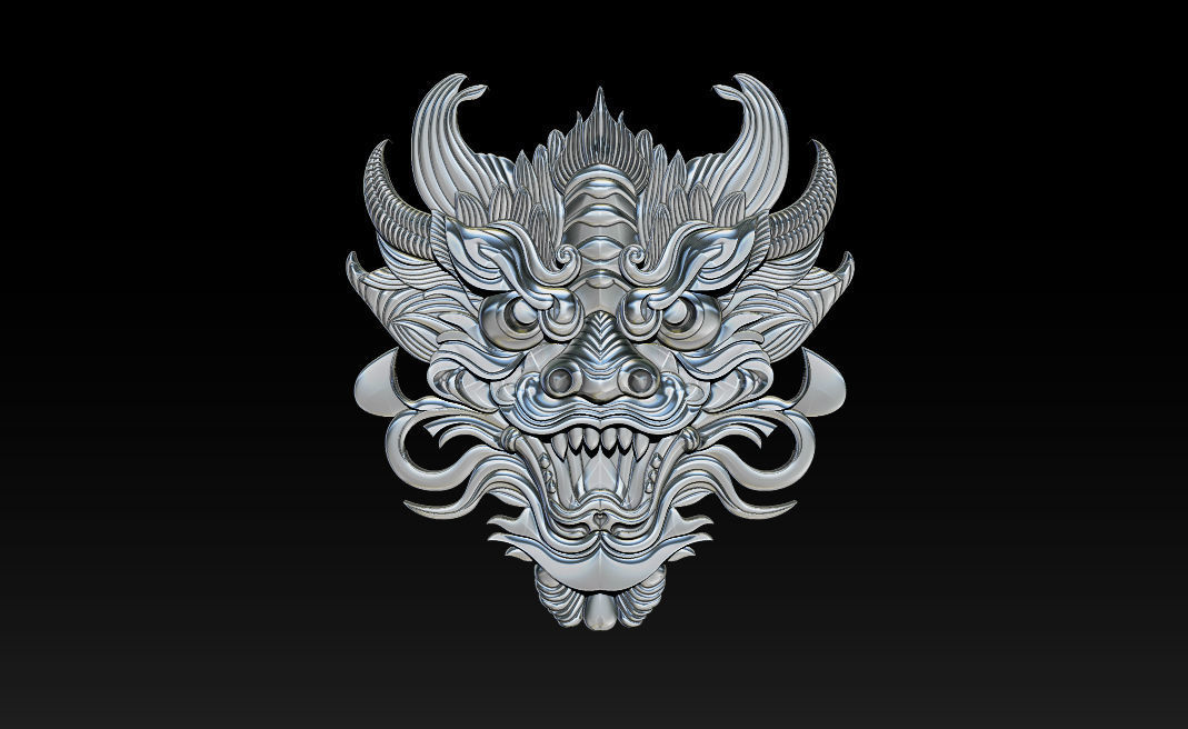 3D Roaring Tiger Sculpture Stylized model 3D print model_21