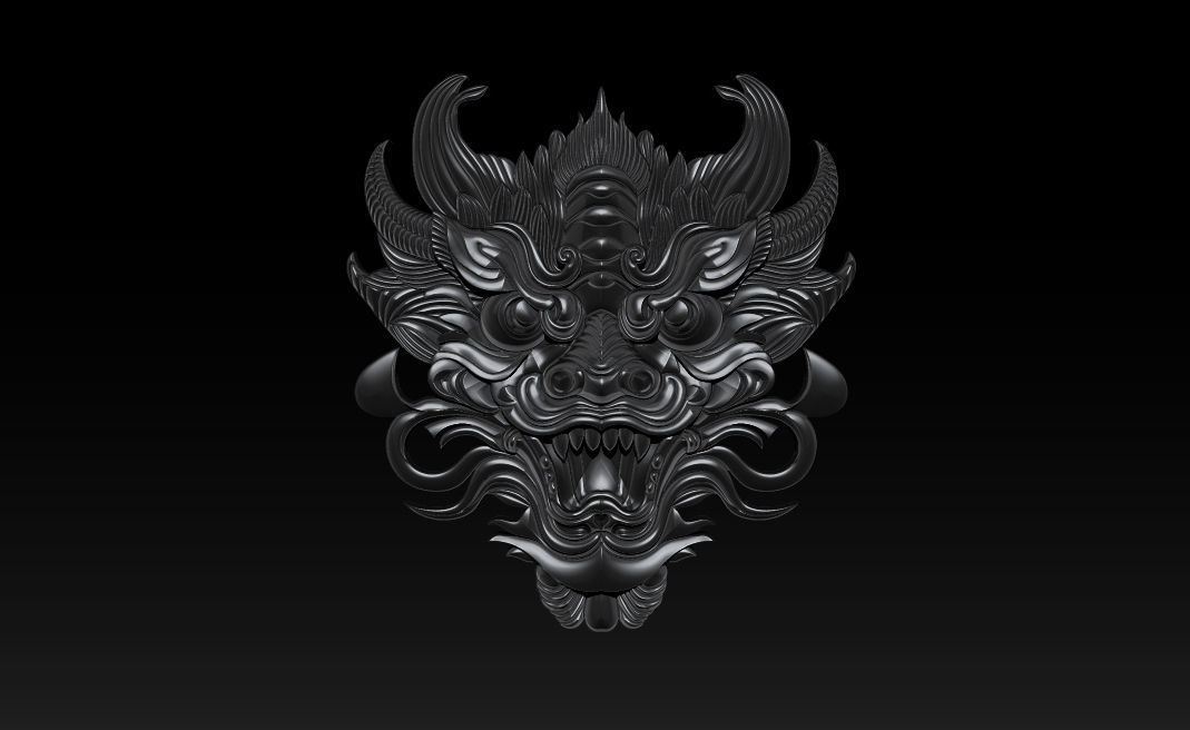 3D Roaring Tiger Sculpture Stylized model 3D print model_26