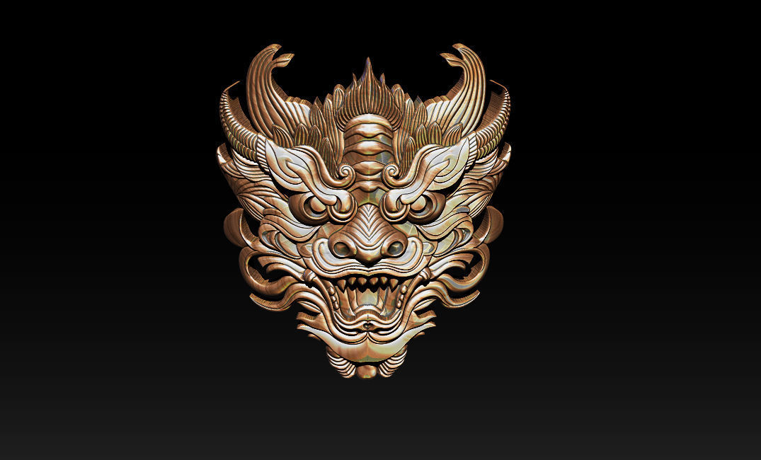 3D Roaring Tiger Sculpture Stylized model 3D print model_19