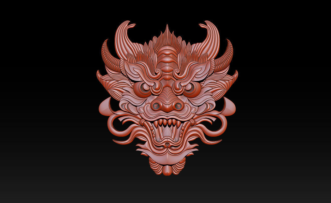 3D Roaring Tiger Sculpture Stylized model 3D print model_24