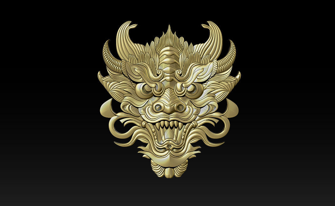 3D Roaring Tiger Sculpture Stylized model 3D print model_6