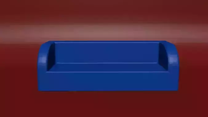 Blue sofa