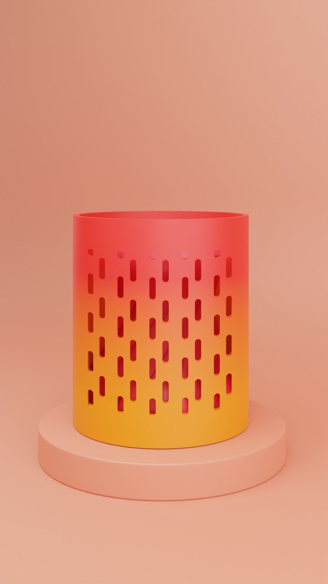 ELEGANT WARMTH MINIMALIST PENCIL HOLDER 3D print model_1