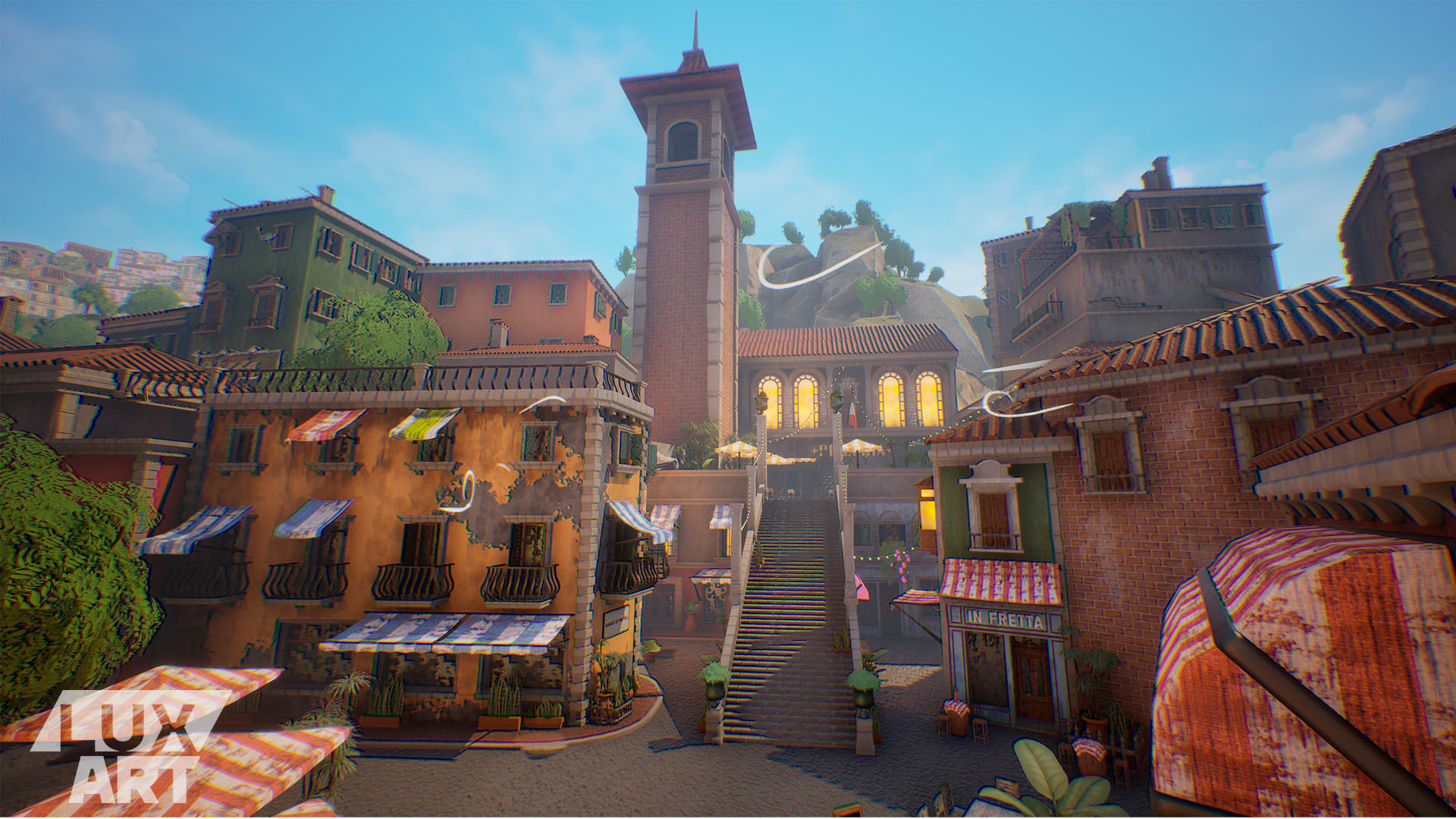 Positano Stylized Pack  Low-poly 3D model_14