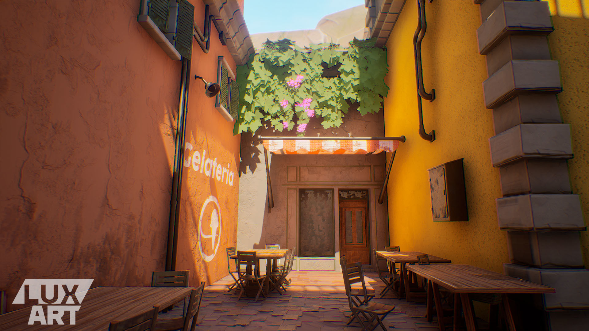 Positano Stylized Pack  Low-poly 3D model_12