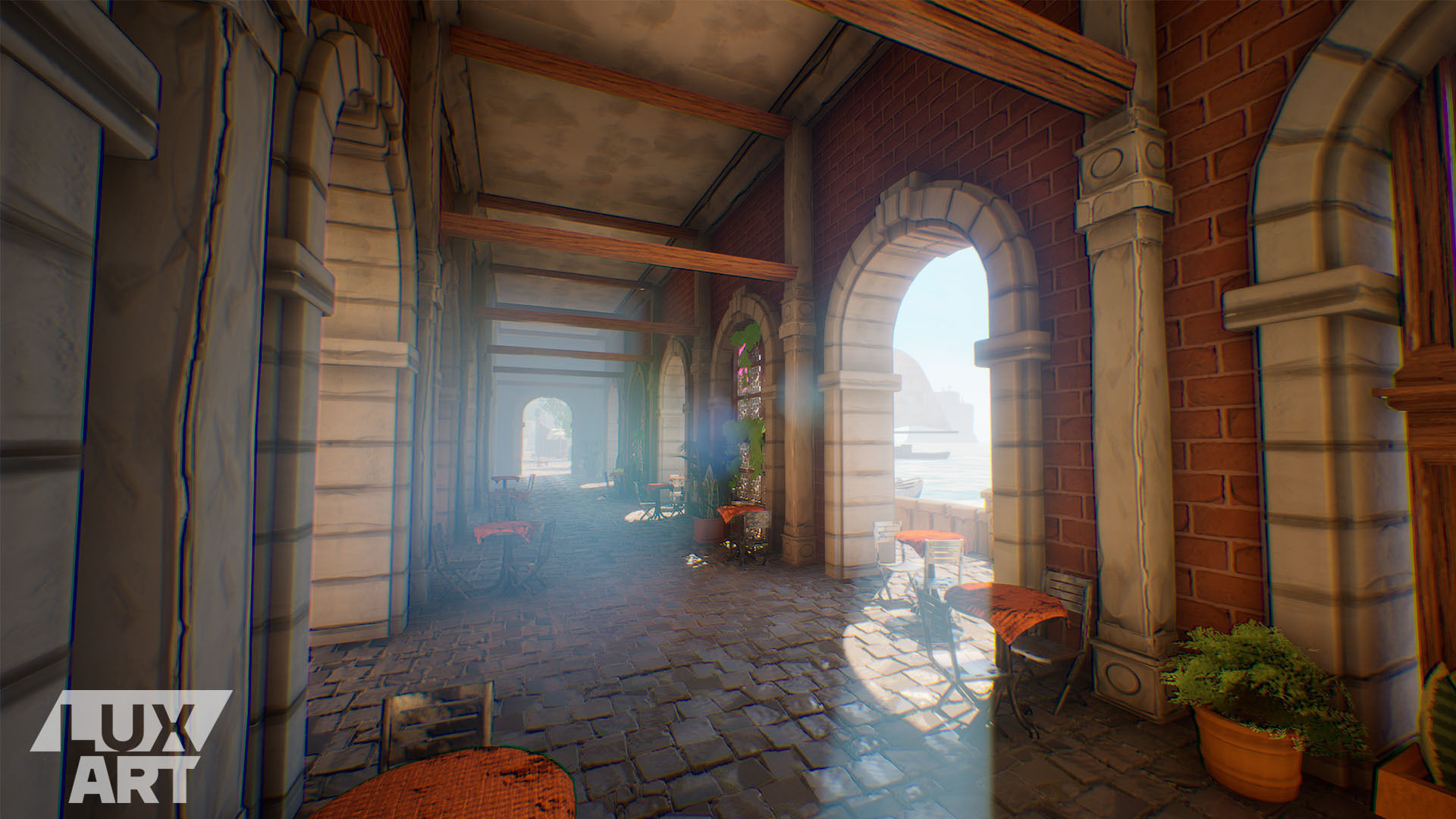 Positano Stylized Pack  Low-poly 3D model_2