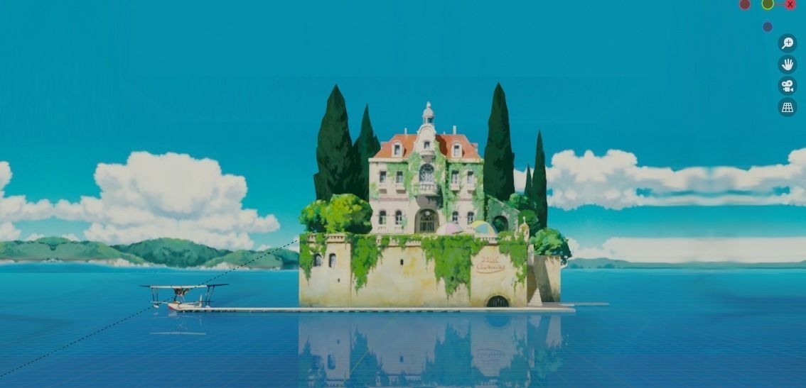 island house 3D model Low-poly 3D model_2