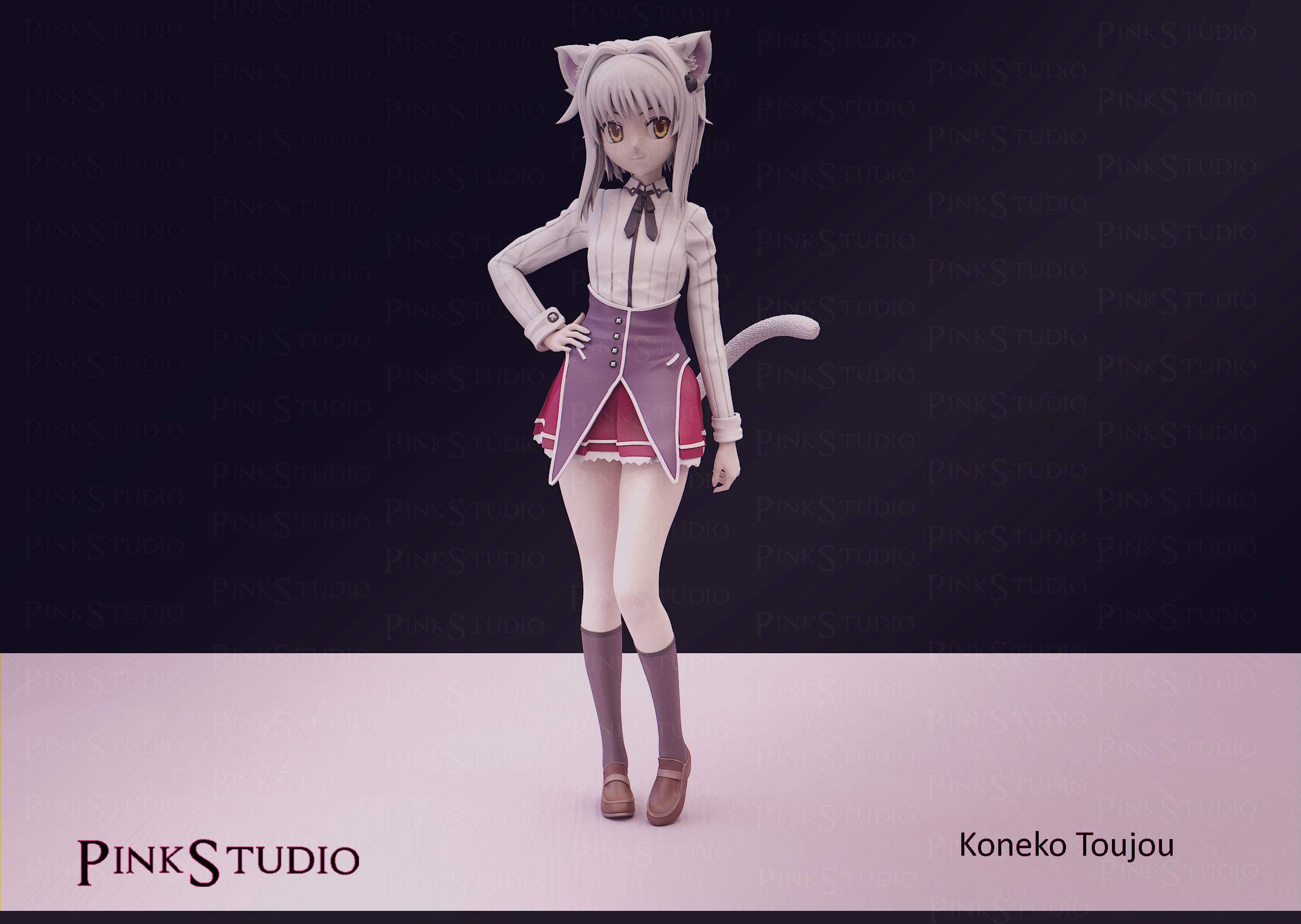 high school dxd - Koneko toujou 3D print model_2