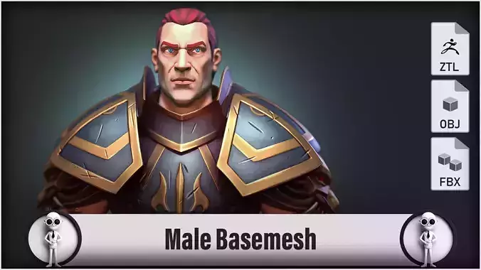 Male Basemesh 3D model