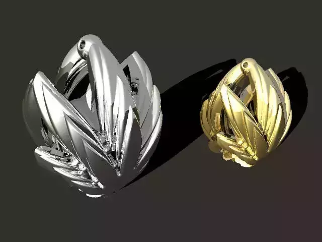 cannabis themed jewelry pendant