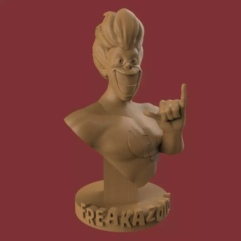 Freakazoid bust 3D print model