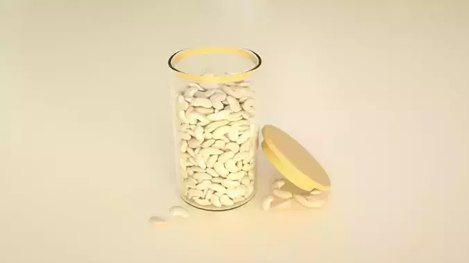 Almond melon  fruit  five kernels   crushed mouth snacks  