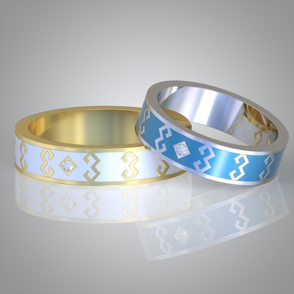 Diamond ring 0489 3D printable model 10 3D print model_11