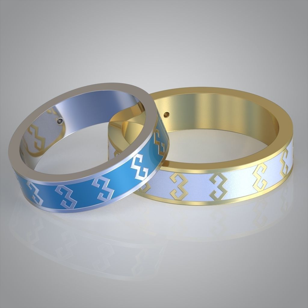 Diamond ring 0489 3D printable model 10 3D print model_7