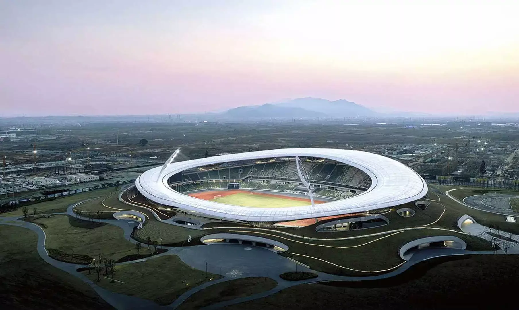 Quzhuo Stadium 3D model_0