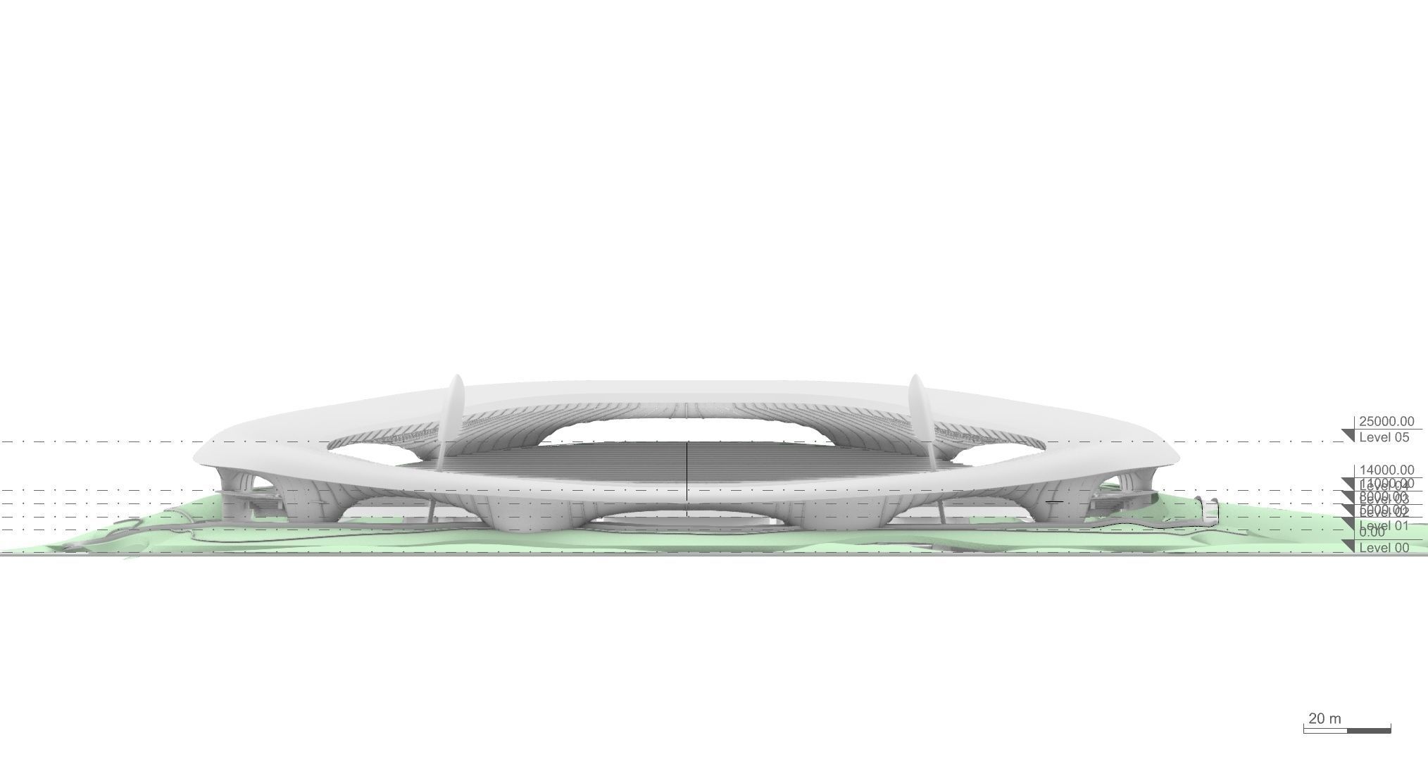 Quzhuo Stadium 3D model_17