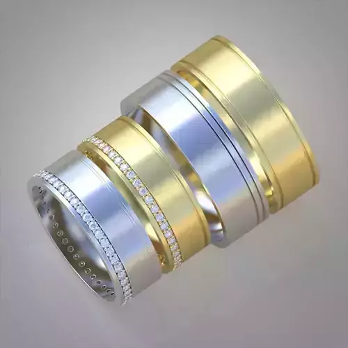 Diamond ring 0493 3D printable model Free 3D print model