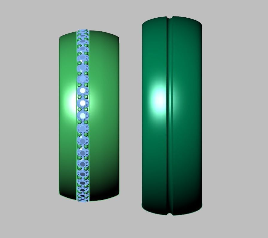 Diamond ring 0494 3D printable model  3D print model_16