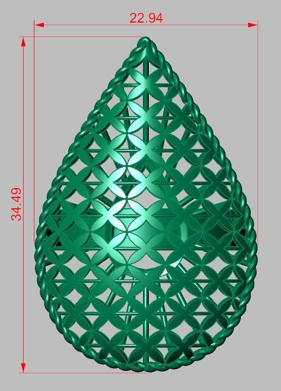 Diamond ring 0497 3D printable model 3D print model_15