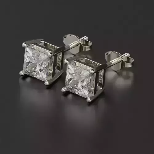 Princess Stud Earring
