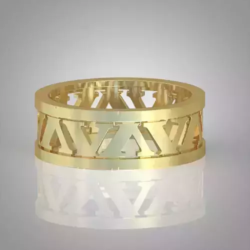 Diamond ring 0499 3D printable model