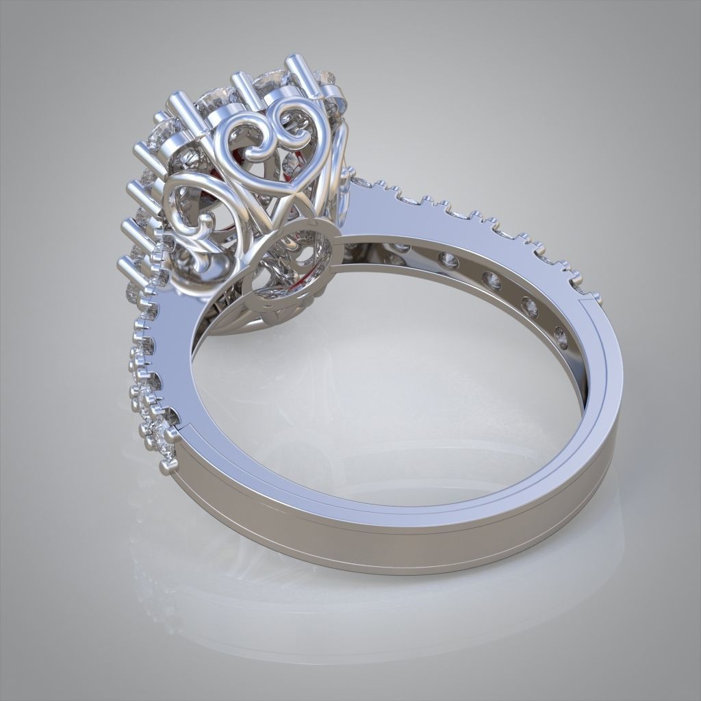 Diamond ring 0502 3D printable model10 3D print model_10