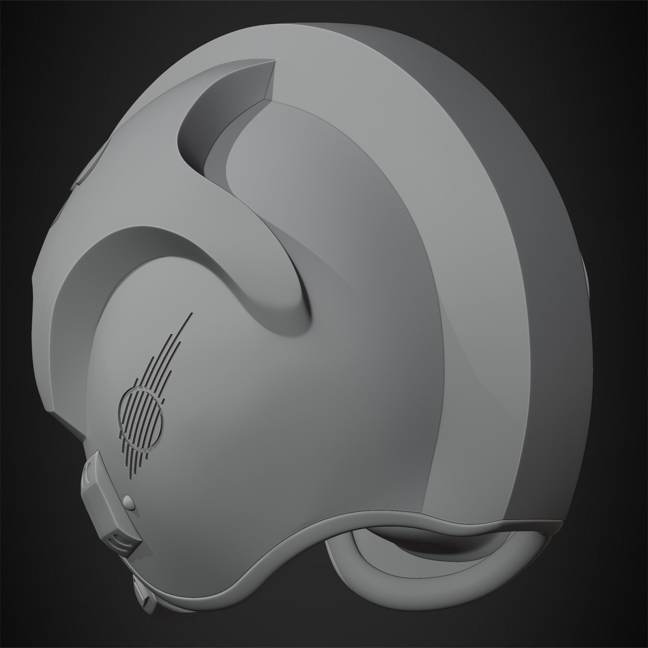 Star Wars Rebel Flight Pilot Helmet for Cosplay 3D print model_20