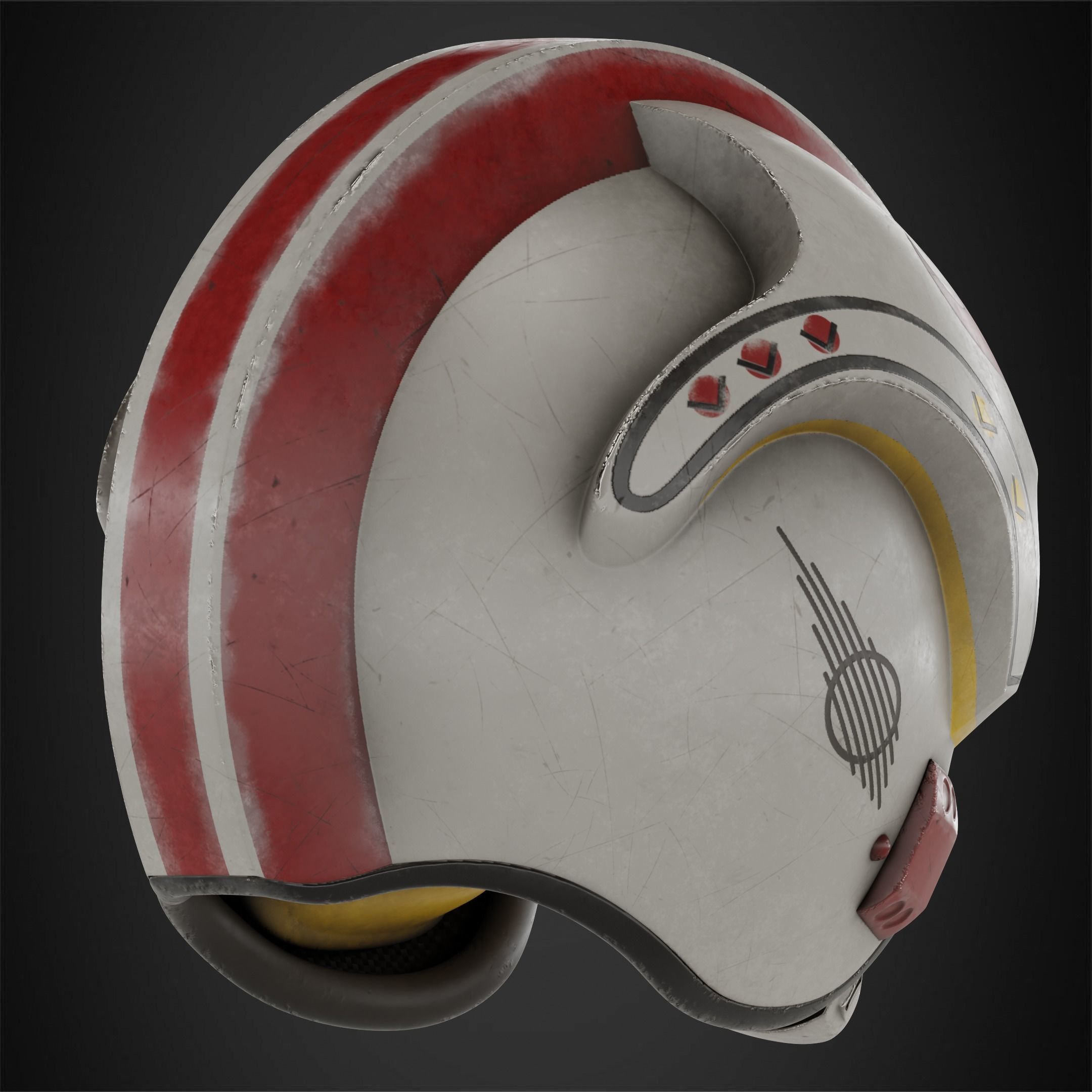 Star Wars Rebel Flight Pilot Helmet for Cosplay 3D print model_7