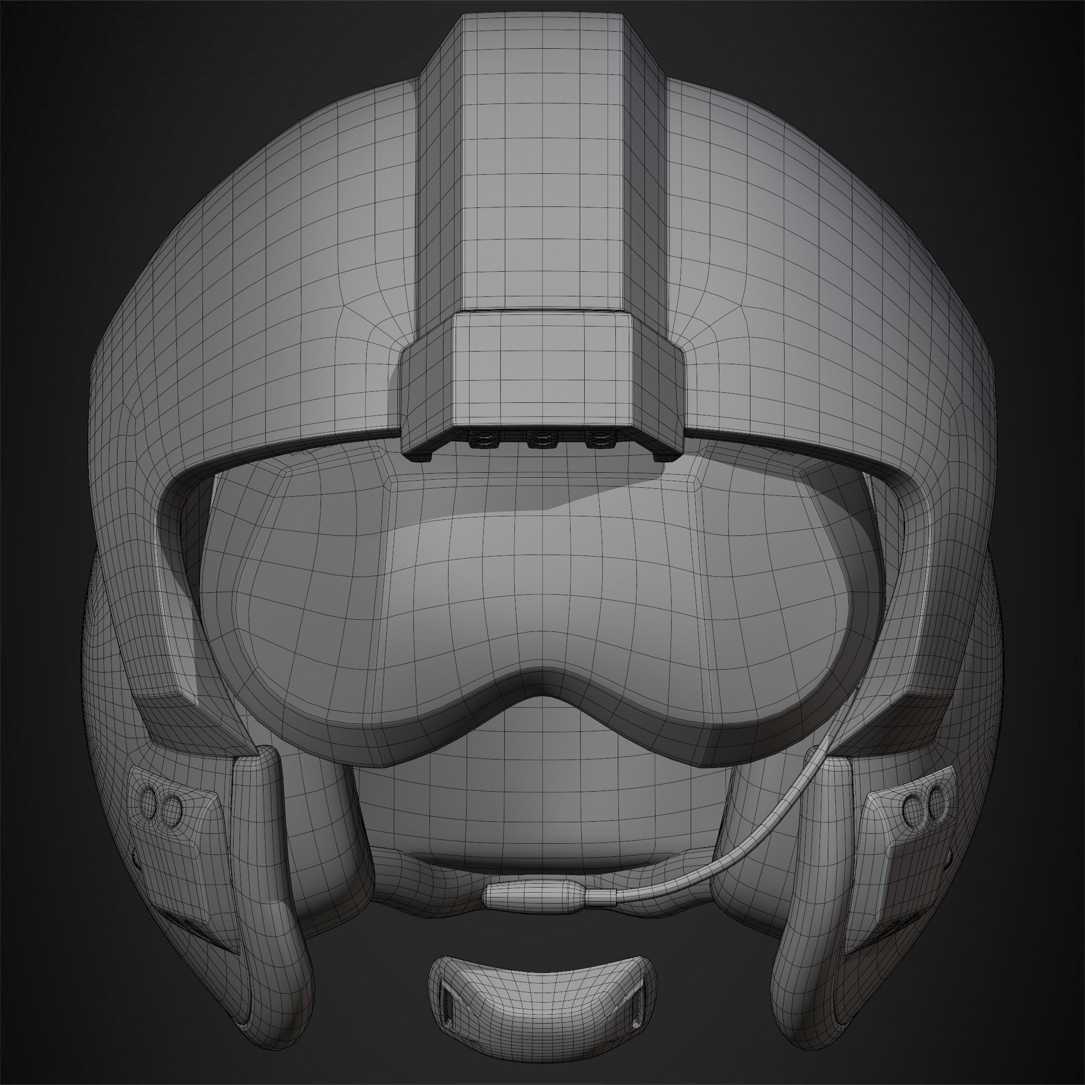 Star Wars Rebel Flight Pilot Helmet for Cosplay 3D print model_15
