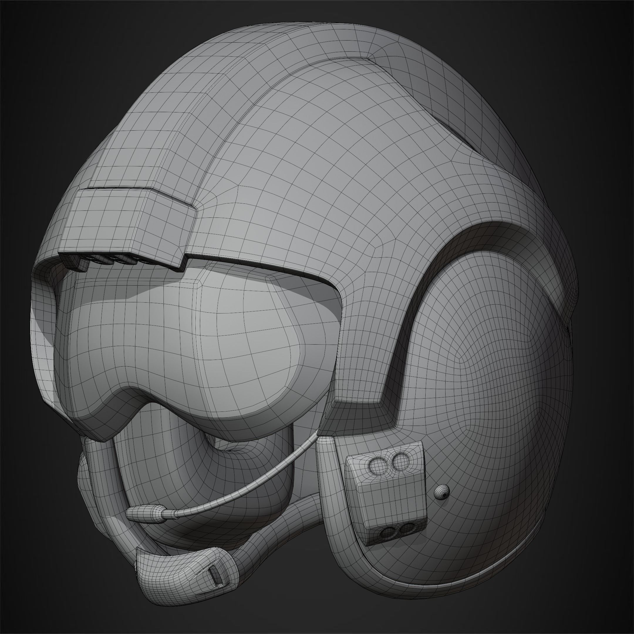 Star Wars Rebel Flight Pilot Helmet for Cosplay 3D print model_17