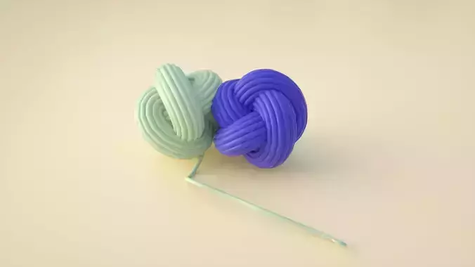 Sweater thread ball
