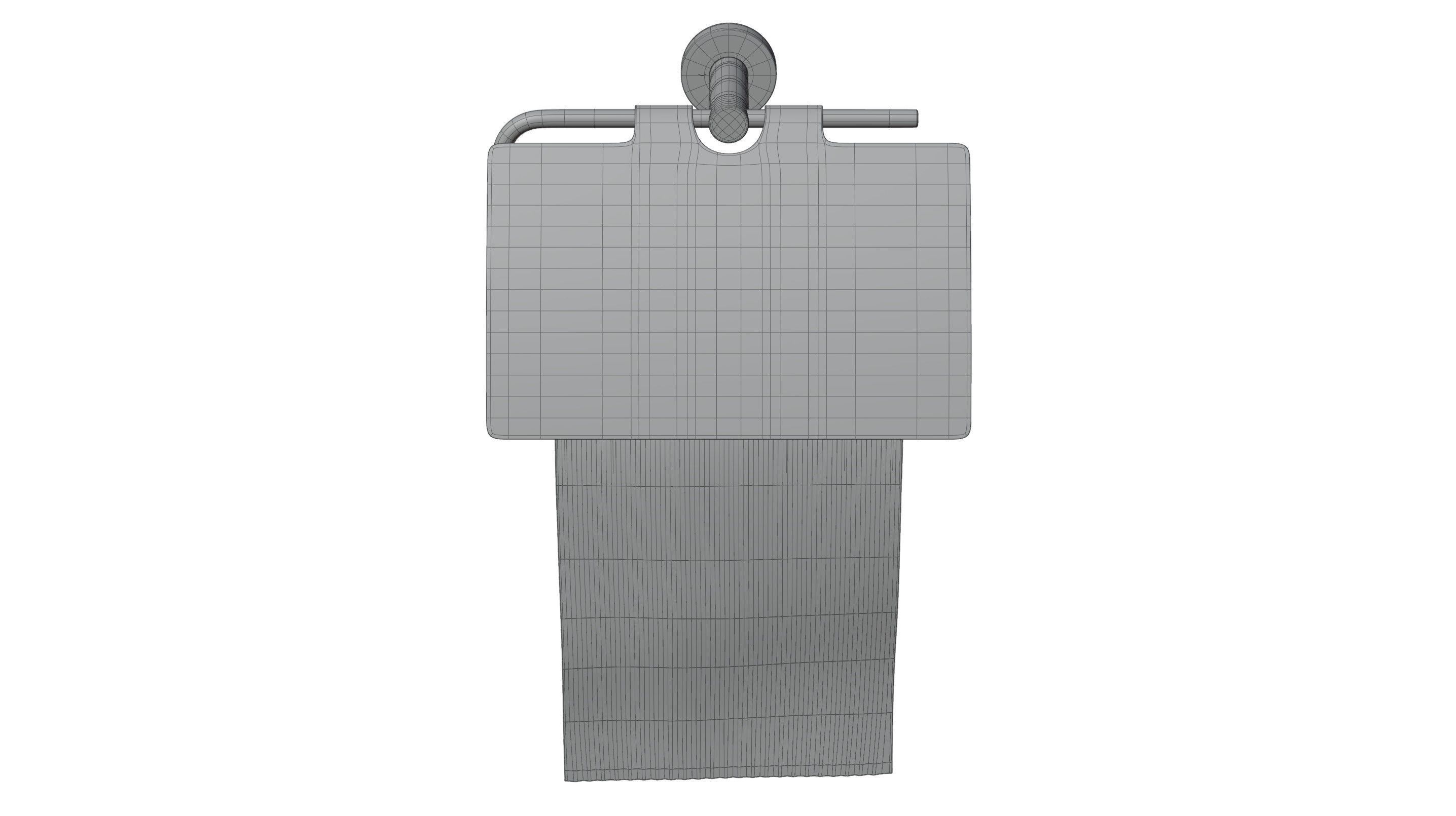 Toilet Paper with Holder 3D model_16