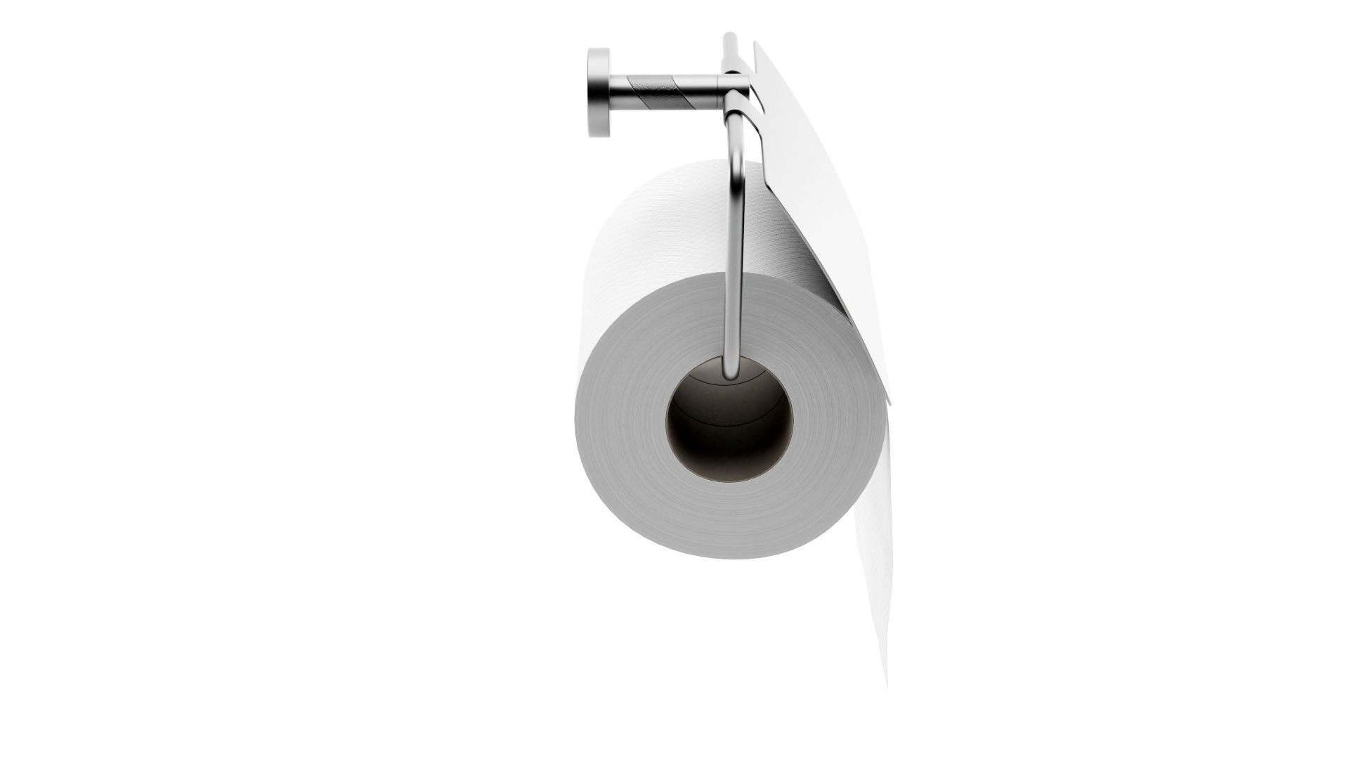 Toilet Paper with Holder 3D model_6