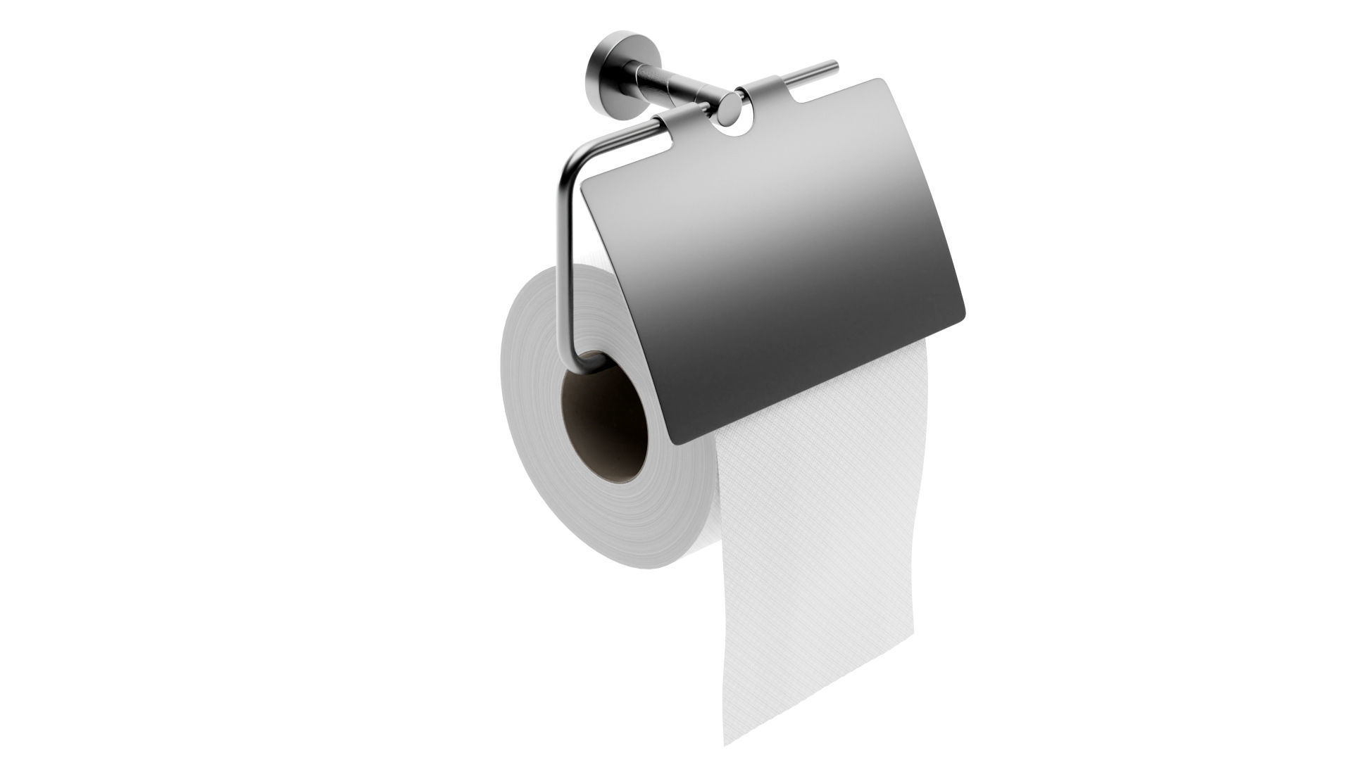 Toilet Paper with Holder 3D model_7