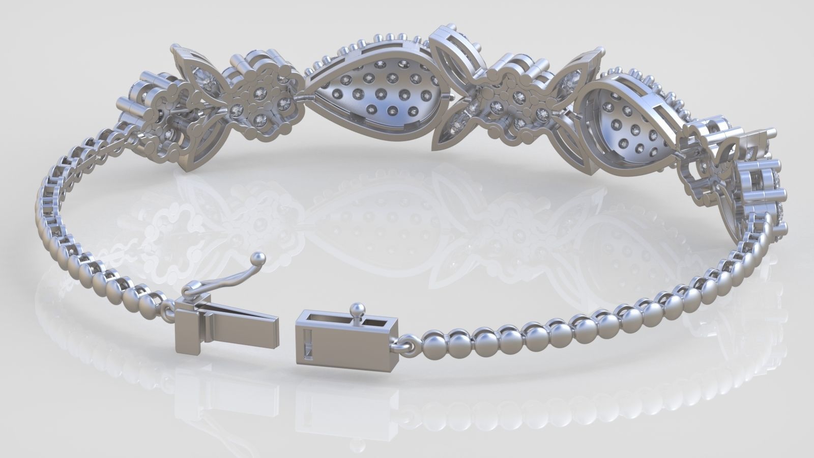 Bracelet model 3D printable model 0051-10 3D print model_6