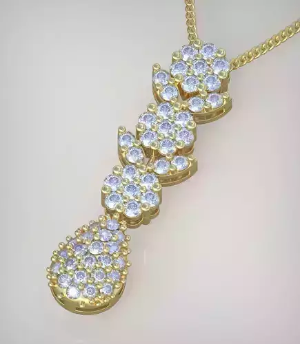 Pendant model 3D 0267 printable model
