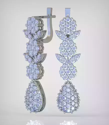 Earring model 0366 3D printable model